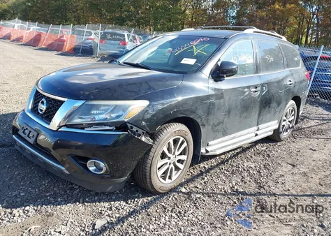 2013 Nissan Pathfinder Sl from USA, damaged, VIN 5N1AR2MM1DC672359